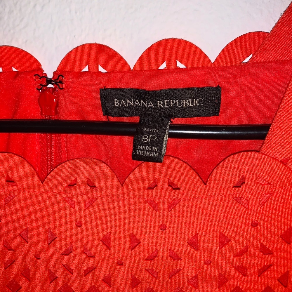 Orange cut out Banana Republic scuba dress🧡 - Picture 2 of 4